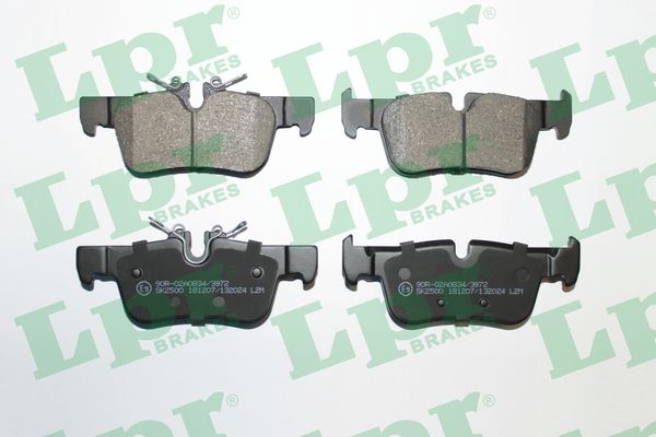 Jeu de 4 plaquettes de frein arrière LPR 05P2024 - OtoParts.ma
