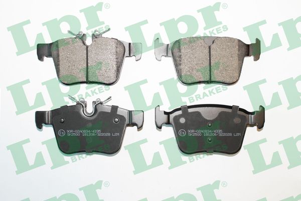 Jeu de 4 plaquettes de frein arrière LPR 05P2028 - OtoParts.ma