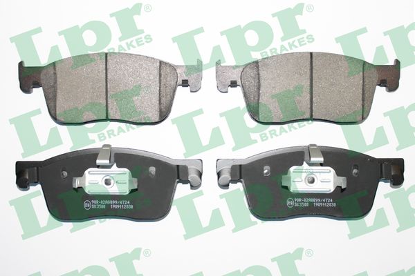 Jeu de 4 plaquettes de frein avant LPR 05P2030 - OtoParts.ma