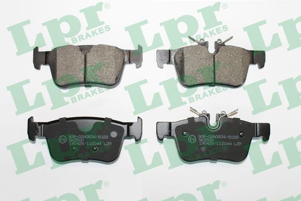 Jeu de 4 plaquettes de frein arrière LPR 05P2044 - OtoParts.ma