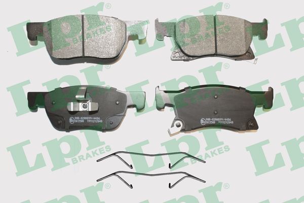 Jeu de 4 plaquettes de frein avant LPR 05P2048K - OtoParts.ma