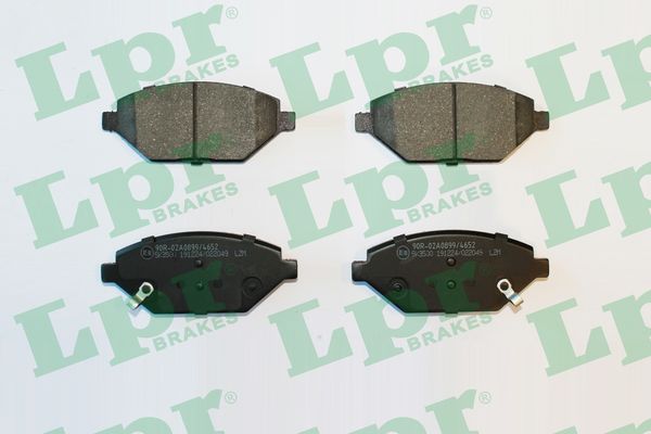 Jeu de 4 plaquettes de frein avant LPR 05P2049 - OtoParts.ma