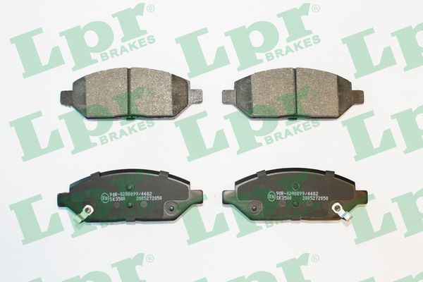 Jeu de 4 plaquettes de frein avant LPR 05P2050 - OtoParts.ma