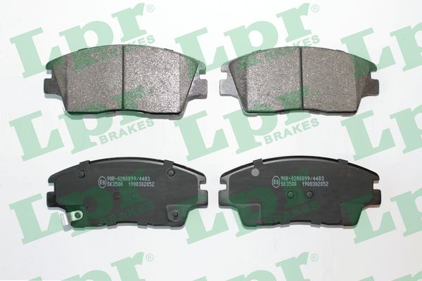 Jeu de 4 plaquettes de frein avant LPR 05P2052 - OtoParts.ma