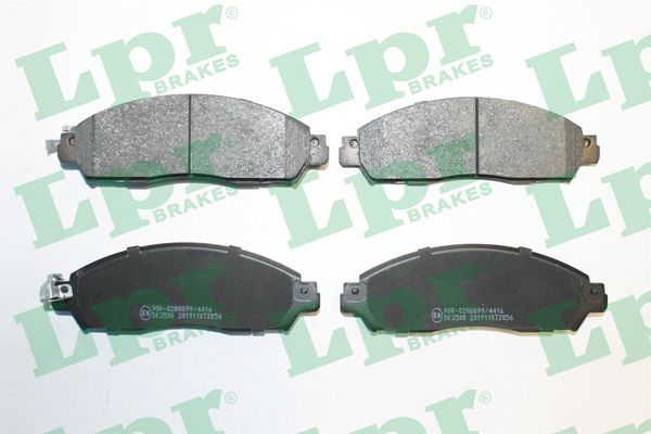 Jeu de 4 plaquettes de frein avant LPR 05P2056