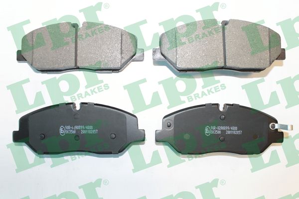 Jeu de 4 plaquettes de frein avant LPR 05P2057 - OtoParts.ma