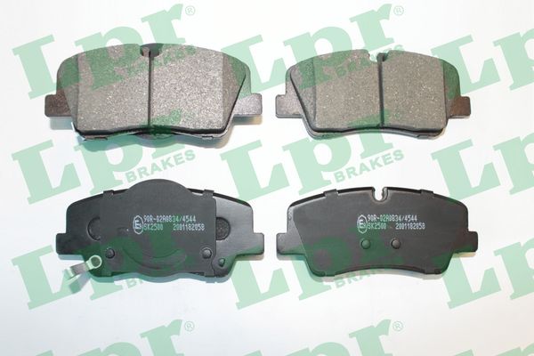 Jeu de 4 plaquettes de frein arrière LPR 05P2058 - OtoParts.ma