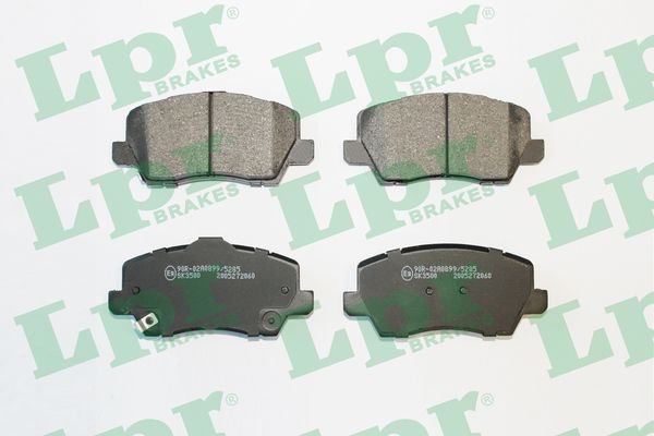 Jeu de 4 plaquettes de frein avant LPR 05P2060 - OtoParts.ma