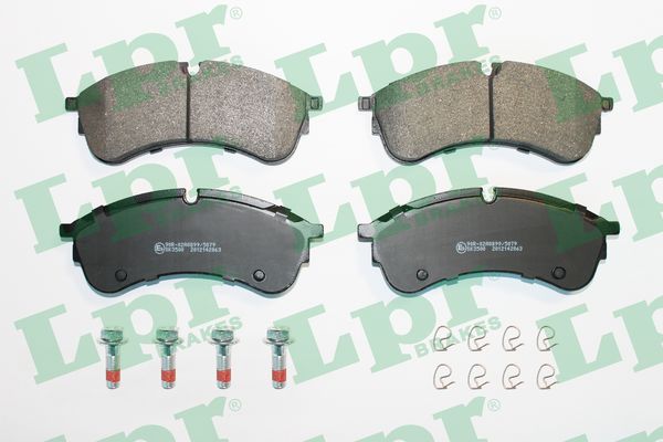 Jeu de 4 plaquettes de frein avant LPR 05P2063 - OtoParts.ma