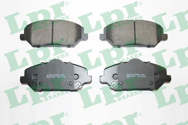 Jeu de 4 plaquettes de frein avant LPR 05P2065