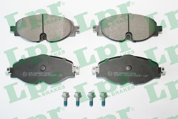 Jeu de 4 plaquettes de frein avant LPR 05P2067