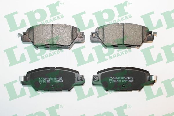 Jeu de 4 plaquettes de frein LPR 05P2069 - OtoParts.ma