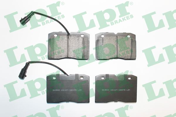 Jeu de 4 plaquettes de frein avant LPR 05P2078