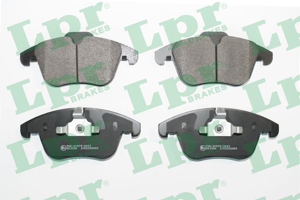 Jeu de 4 plaquettes de frein avant LPR 05P2083