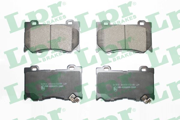 Jeu de 4 plaquettes de frein avant LPR 05P2086
