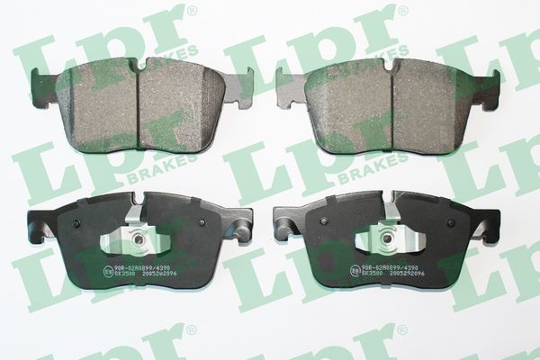 Jeu de 4 plaquettes de frein LPR 05P2096 - OtoParts.ma