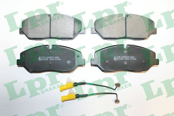 Jeu de 4 plaquettes de frein avant LPR 05P2105A - OtoParts.ma