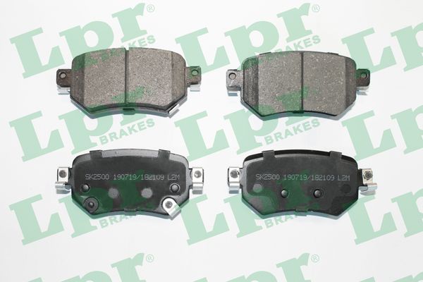 Jeu de 4 plaquettes de frein arrière LPR 05P2109 - OtoParts.ma