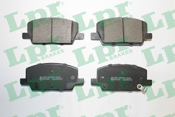 Jeu de 4 plaquettes de frein avant LPR 05P2115 - OtoParts.ma