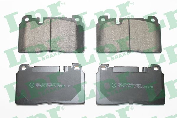 Jeu de 4 plaquettes de frein avant LPR 05P2118 - OtoParts.ma