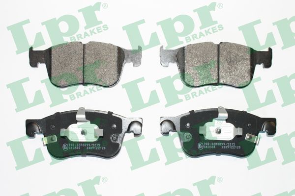Jeu de 4 plaquettes de frein avant LPR 05P2120