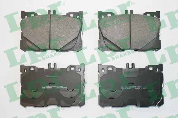 Jeu de 4 plaquettes de frein avant LPR 05P2122 - OtoParts.ma