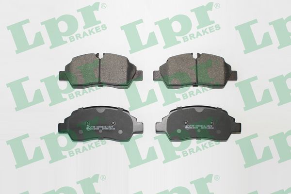 Jeu de 4 plaquettes de frein arrière LPR 05P2130 - OtoParts.ma