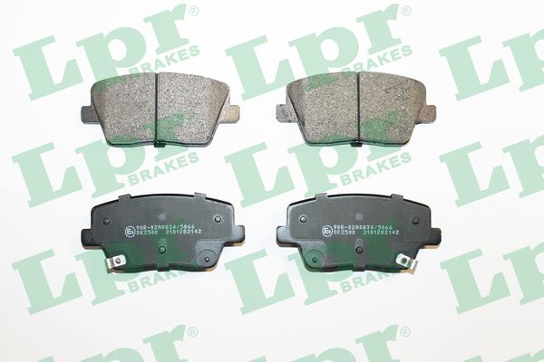 Jeu de 4 plaquettes de frein avant LPR 05P2142