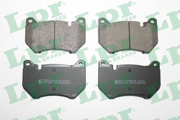Jeu de 4 plaquettes de frein avant LPR 05P2145 - OtoParts.ma