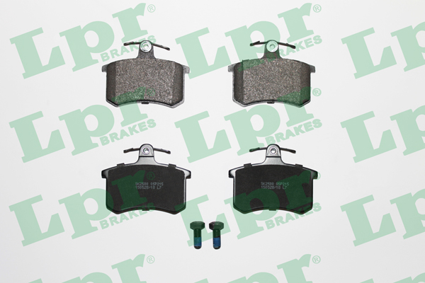 Jeu de 4 plaquettes de frein arrière LPR 05P215 - OtoParts.ma