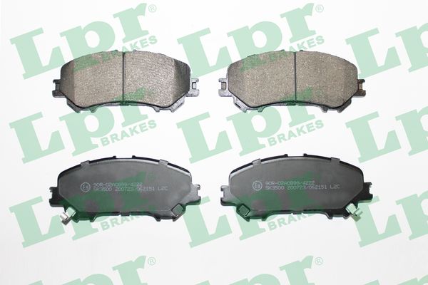 Jeu de 4 plaquettes de frein avant LPR 05P2151 - OtoParts.ma