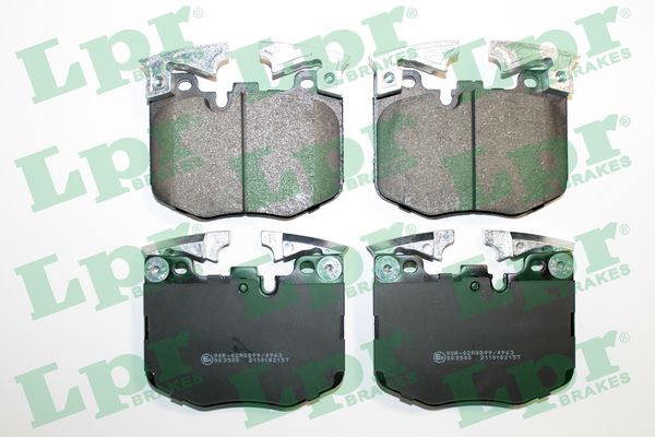 Jeu de 4 plaquettes de frein avant LPR 05P2157 - OtoParts.ma