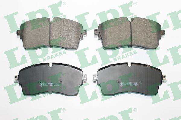 Jeu de 4 plaquettes de frein avant LPR 05P2174 - OtoParts.ma