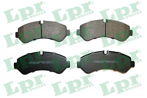 Jeu de 4 plaquettes de frein avant LPR 05P2176