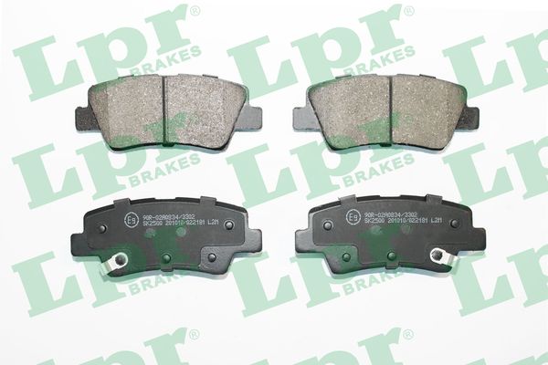 Jeu de 4 plaquettes de frein arrière LPR 05P2181 - OtoParts.ma