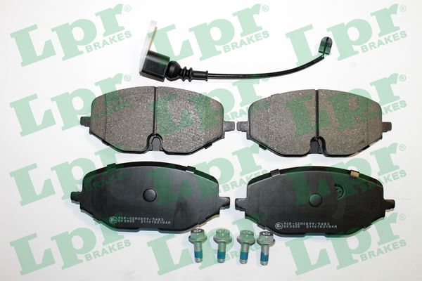 Jeu de 4 plaquettes de frein avant LPR 05P2184A - OtoParts.ma