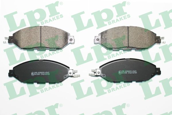 Jeu de 4 plaquettes de frein avant LPR 05P2185 - OtoParts.ma