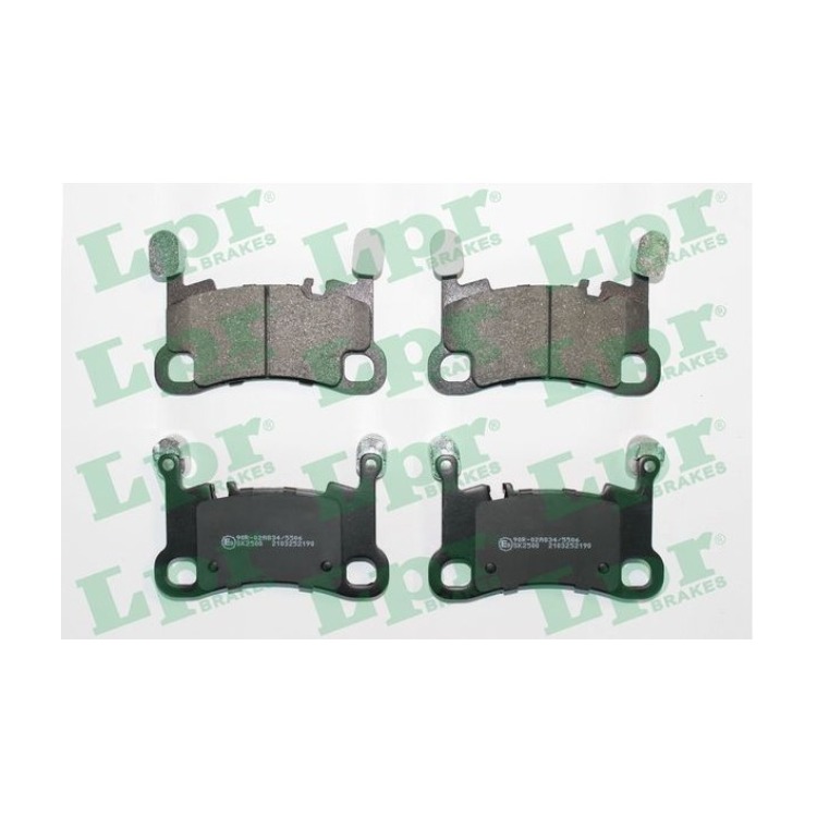 Jeu de 4 plaquettes de frein arrière LPR 05P2190 - OtoParts.ma