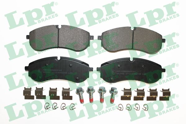 Jeu de 4 plaquettes de frein arrière LPR 05P2196 - OtoParts.ma