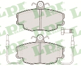 Jeu de 4 plaquettes de frein avant LPR 05P220 - OtoParts.ma