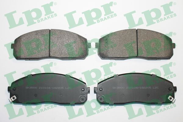 Jeu de 4 plaquettes de frein avant LPR 05P2205 - OtoParts.ma