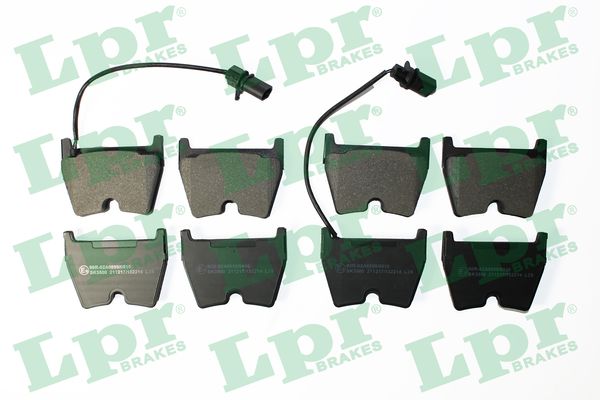 Jeu de 4 plaquettes de frein avant LPR 05P2214 - OtoParts.ma