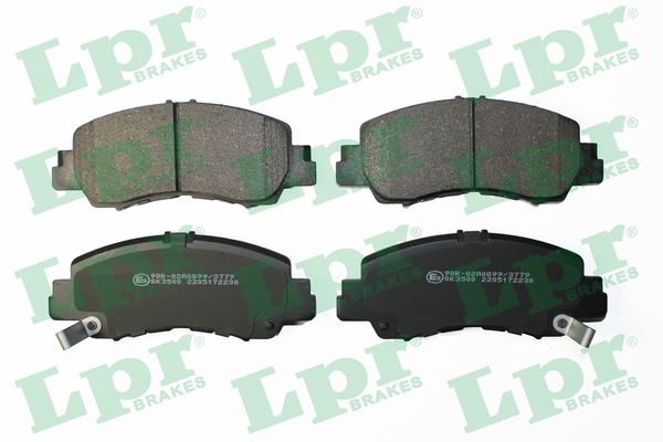 Jeu de 4 plaquettes de frein avant LPR 05P2230 - OtoParts.ma