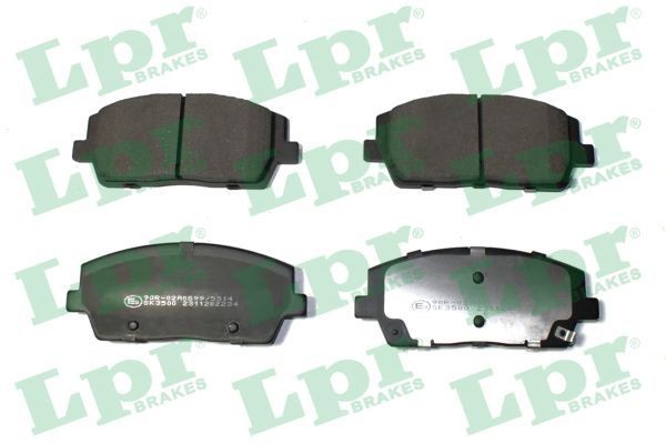 Jeu de 4 plaquettes de frein avant LPR 05P2234