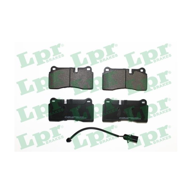 Jeu de 4 plaquettes de frein avant LPR 05P2235 - OtoParts.ma