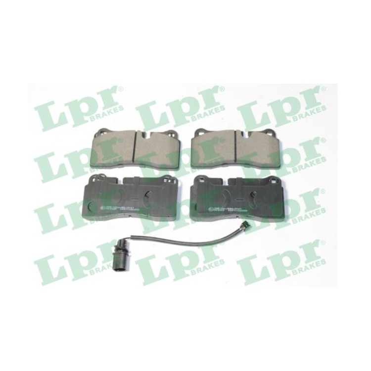 Jeu de 4 plaquettes de frein avant LPR 05P2235A - OtoParts.ma