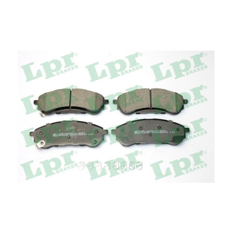 Jeu de 4 plaquettes de frein avant LPR 05P2249