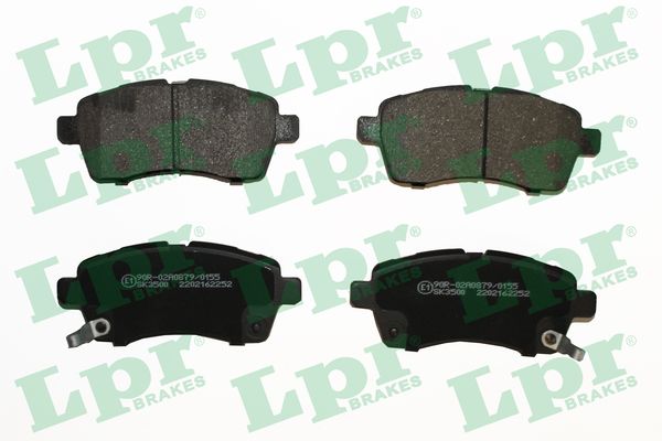 Jeu de 4 plaquettes de frein avant LPR 05P2252 - OtoParts.ma