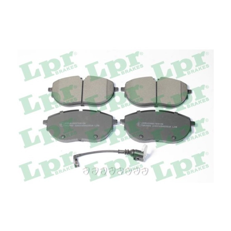 Jeu de 4 plaquettes de frein avant LPR 05P2253A - OtoParts.ma