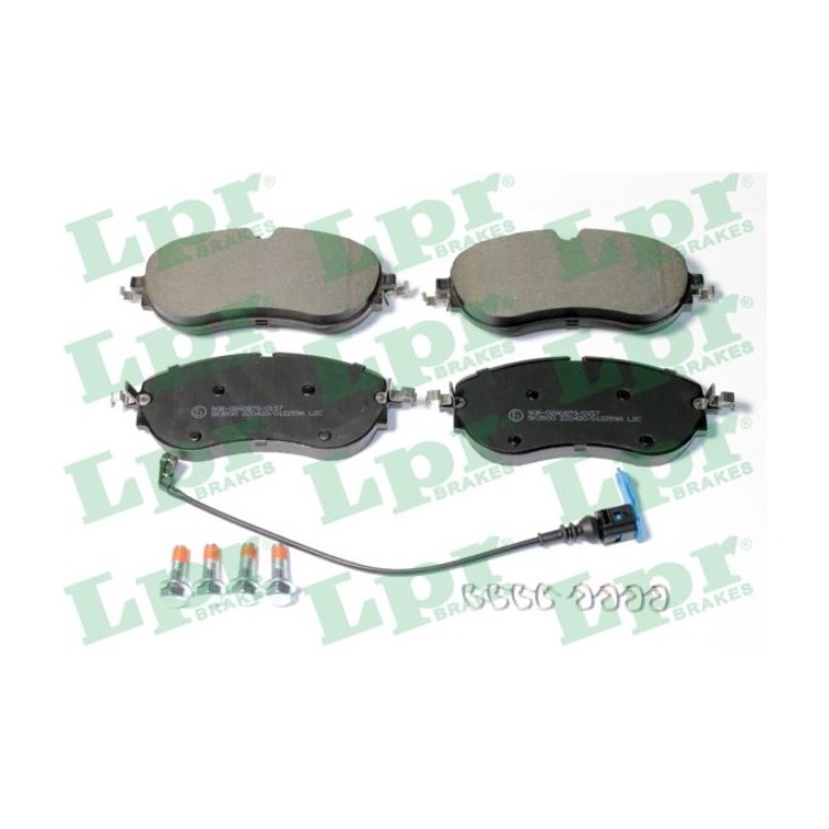 Jeu de 4 plaquettes de frein avant LPR 05P2259A - OtoParts.ma